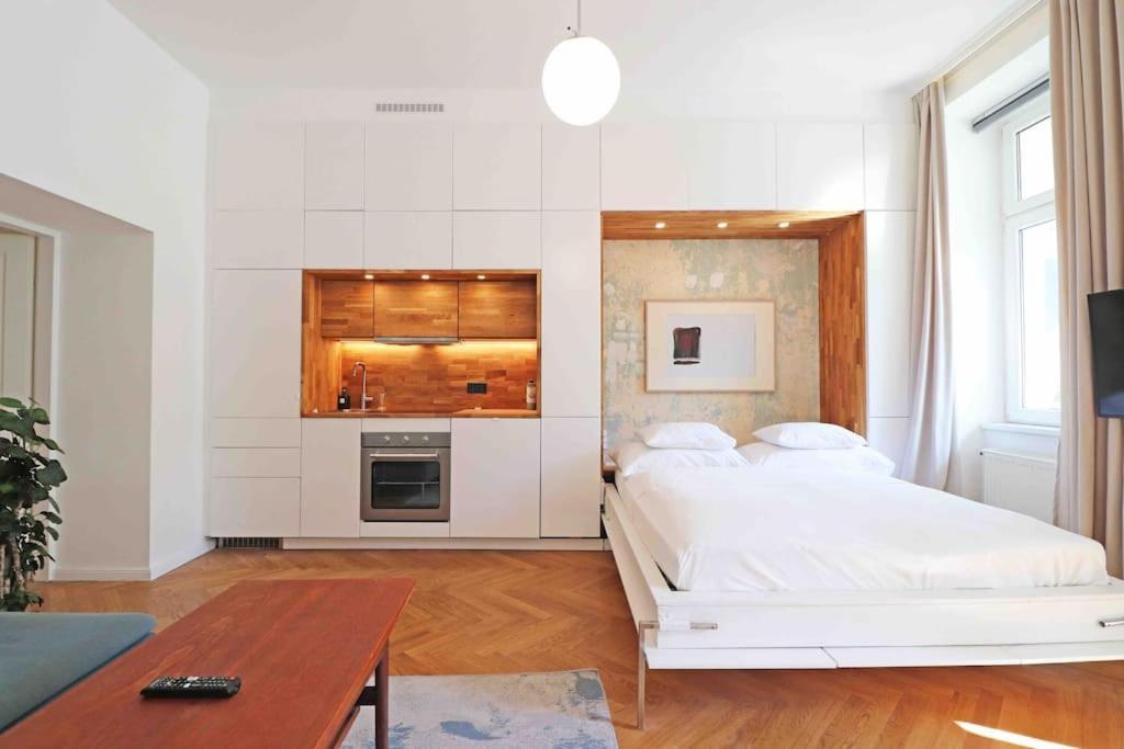 Smart Apt Mit Balkon Am Augarten Park Naehe Zentrum Вена Экстерьер фото