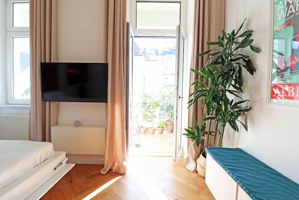 Smart Apt Mit Balkon Am Augarten Park Naehe Zentrum Вена Экстерьер фото